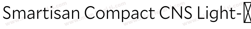 Smartisan Compact CNS Light字体转换